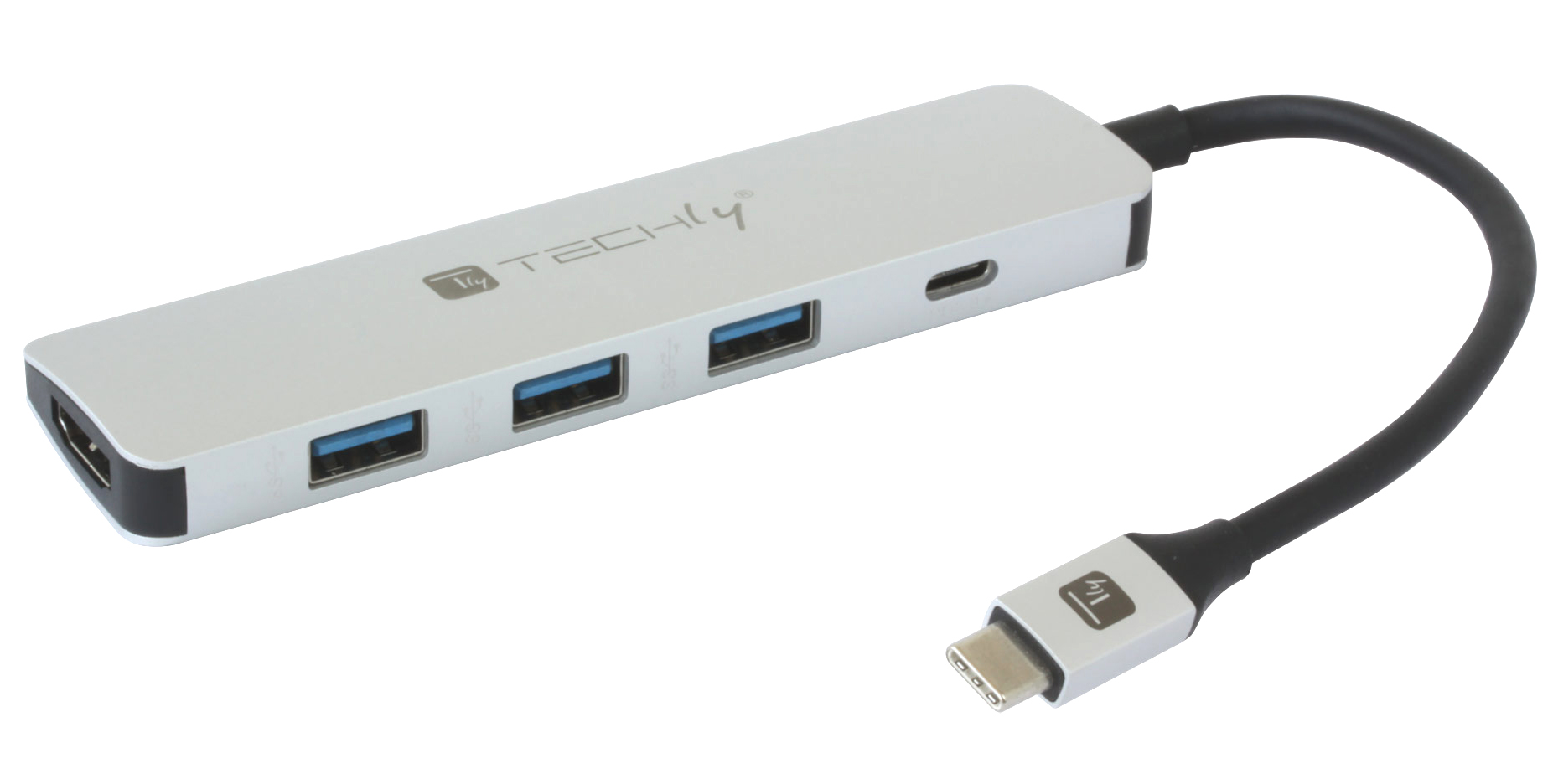Hub USB-C™ SuperSpeed 3 Porte USB3.0 con HDMI 4K e PD
