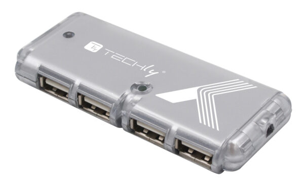 Hub USB Tascabile 4 porte Silver - immagine 5