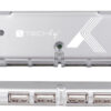 Hub USB Tascabile 4 porte Silver - immagine 3