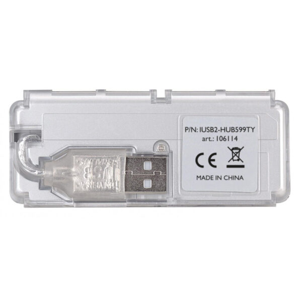 Hub USB Tascabile 4 porte Silver - immagine 8