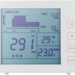 Misuratore di CO2 5000ppm con Allarme Indicatore Temperatura e Umidit&agrave;