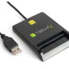 Lettore di Smart Card USB Esterno Nero - immagine 3