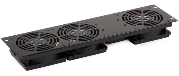 Gruppo di 3 Ventole a Soffitto per Rack 19'' per Audio Video