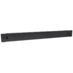 Pannello Cieco Toolless a Clip per Armadi Rack 19'' 1U Nero