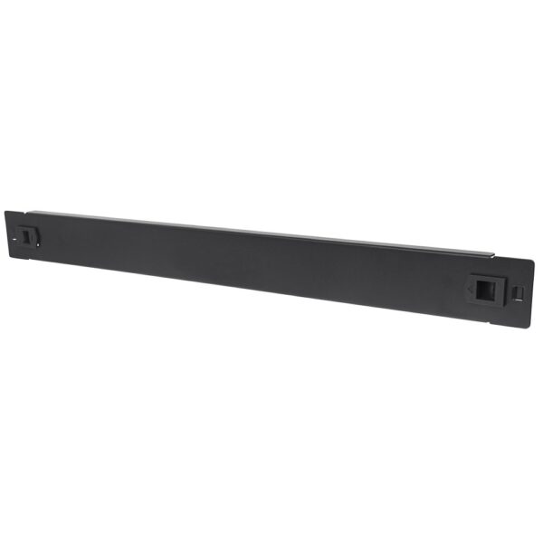 Pannello Cieco Toolless a Clip per Armadi Rack 19'' 1U Nero - immagine 3