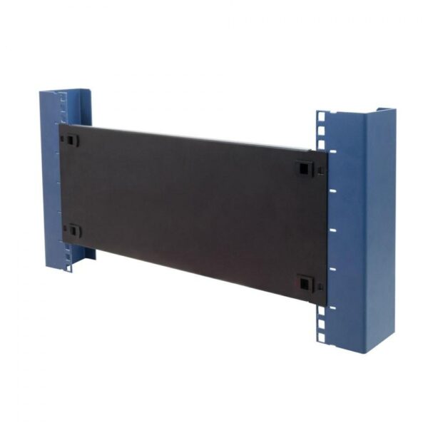 Pannello Cieco Toolless a Clip per Armadi Rack 19'' 4U Nero - immagine 3