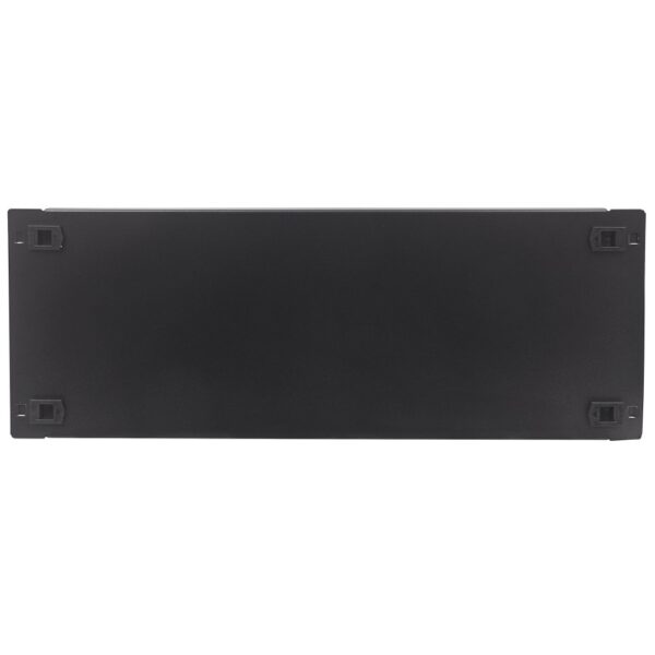 Pannello Cieco Toolless a Clip per Armadi Rack 19'' 4U Nero - immagine 5