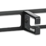 Pannello Passacavi 19'' 5 Anelli in Plastica 1U Nero