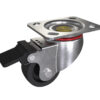 Kit 4 Ruote a 4 Punti di Fissaggio per Armadi Server Serie EV - immagine 2