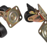 Kit 4 Ruote a 4 Punti di Fissaggio per Armadi Server Serie EV