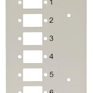 Pannello Frontale 6 Connessioni SC-Simplex per Box Ottico