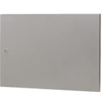 Porta in metallo cieca per armadi 9U serie ER grigia