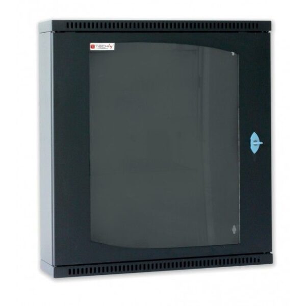Armadio Rack 19'' Flat a muro p.15cm 6 unità sezione unica Grigio - immagine 3