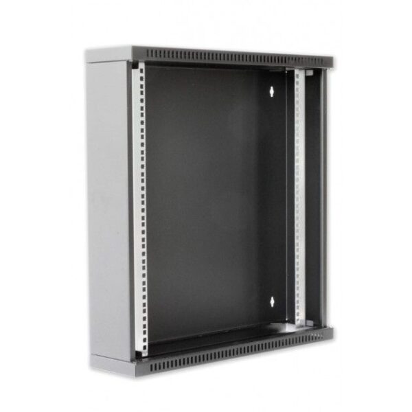 Armadio Rack 19'' Flat a muro p.15cm 6 unità sezione unica Grigio - immagine 4