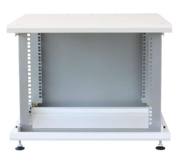 Armadio Rack 19'' ideale per Accumulatori Fotovoltaico 8U P600mm Bianco - immagine 7