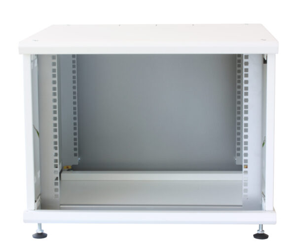 Armadio Rack 19'' ideale per Accumulatori Fotovoltaico 8U P600mm Bianco - immagine 2