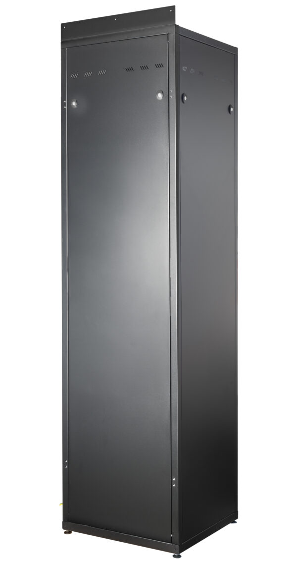 Armadio Rack 19'' 600x600 47U per Batterie Fotovoltaico Nero - immagine 6