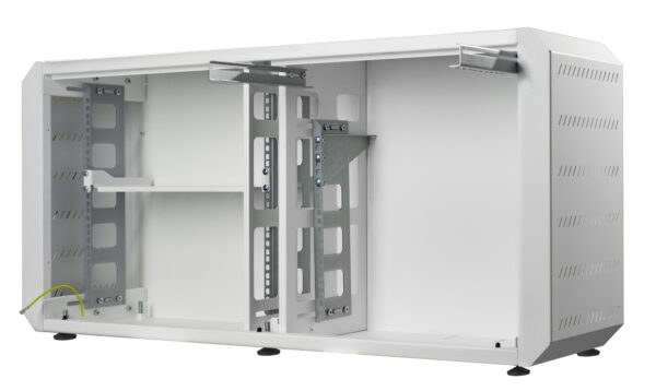 Armadio rack 19'' Ghost  con porta cieca Bianco - immagine 10