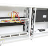 Armadio rack 19'' Ghost  con porta grigliata Bianco - immagine 7