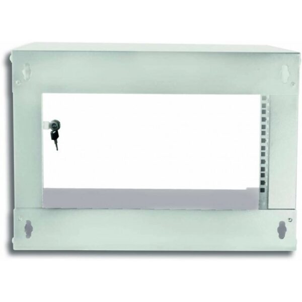 Armadio Rack 19'' a Muro 9U prof. 320 Grigio Assemblato - immagine 4