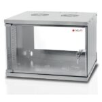 Armadio Rack 19'' a Muro 9U prof. 450 Grigio Assemblato
