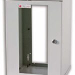 Armadio Rack 10'' a muro 9 unità Grigio prof. 300 mm