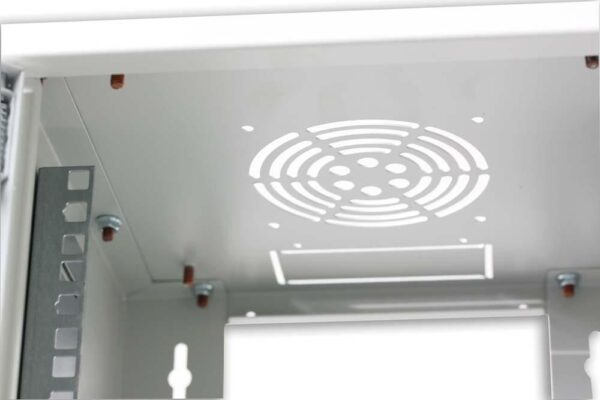 Armadio Rack 10'' a muro 9 unità Grigio prof. 300 mm - immagine 9