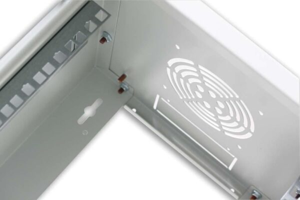 Armadio Rack 10'' a muro 9 unità Grigio prof. 300 mm - immagine 7