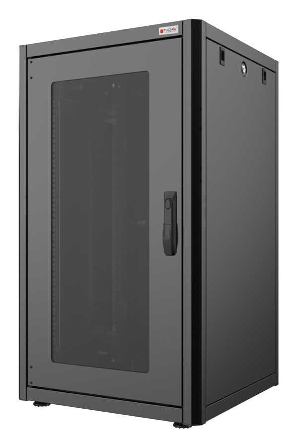 Armadio Rack 19'' 600x600 16 Unità Nero serie Easynet