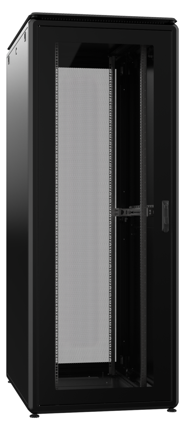 Armadio Server Rack 19'' 800x1000 32 Unità Nero serie Evolution