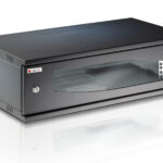 Armadio Rack 19'' a Muro 3U prof. 320 Nero Assemblato