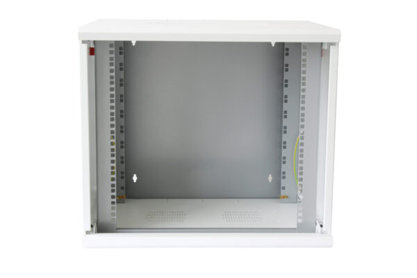 Armadio Rack 19'' a muro 10 unità sezione unica prof. 600mm Bianco - immagine 3