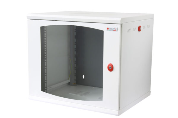 Armadio Rack 19'' a muro 10 unità sezione unica prof. 600mm Bianco