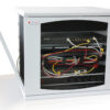 Armadio Rack 19'' a muro 13 unità sezione unica prof. 500mm Nero - immagine 3