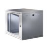 Armadio Rack 19'' a muro 13 unità sezione unica prof. 500mm Nero - immagine 8