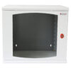 Armadio Rack 19'' a muro 13 unità sezione unica prof. 500mm Bianco - immagine 2