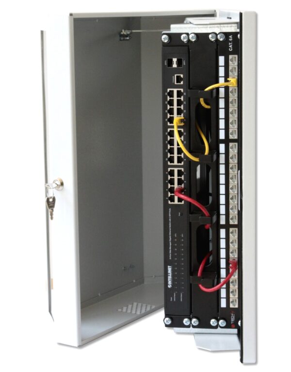 Armadio a muro 19'' Flat 9 Unità Bianco RAL9016 - immagine 7