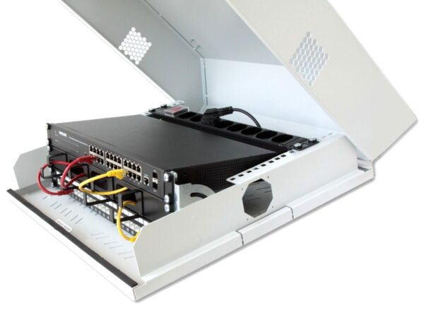 Armadio a muro 19'' Flat 9 Unità Bianco RAL9016 - immagine 5