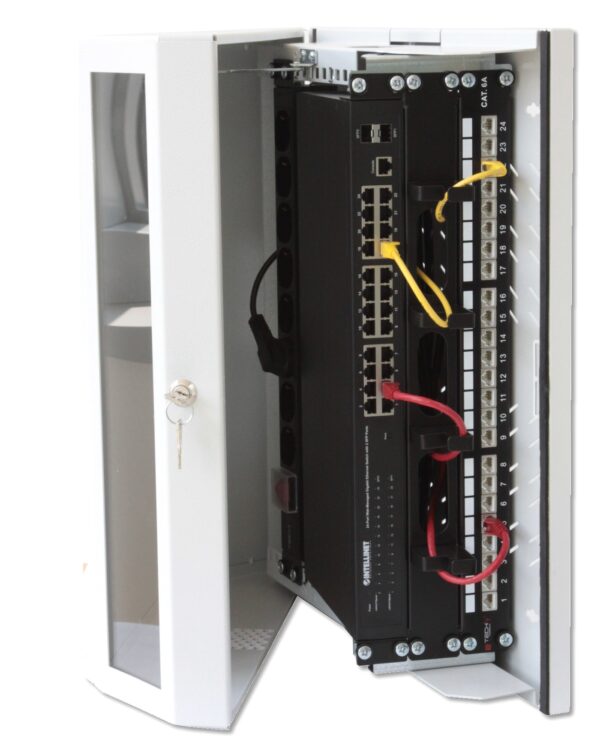 Armadio a muro 19'' Flat 9 Unità Bianco RAL9016 - immagine 6