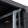 Armadio NetRack 19'' 600x1000 24 Unità Ventilato Nero da Assemblare - immagine 3