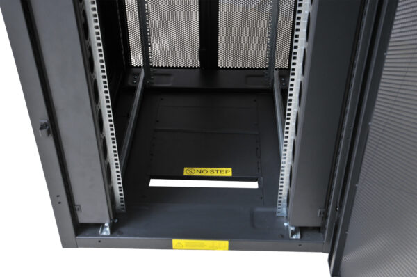 Armadio NetRack 19'' 600x1000 42 Unità Ventilato Nero da Assemblare - immagine 5