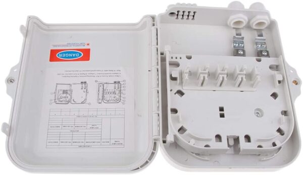 Scatola di Distribuzione Fibra Ottica FTTH IP65 8 Porte SC LC - immagine 2