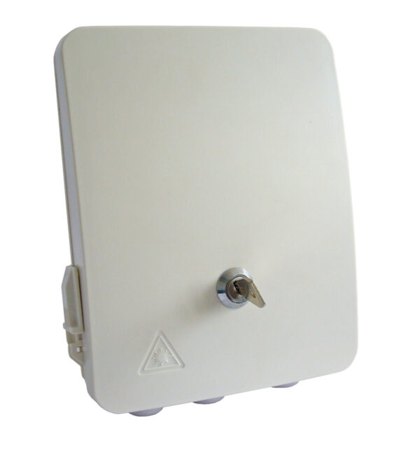 Scatola di Giunzione Fibra Ottica 8 Fibre IP54 per Applicazioni FTTX con Serratura - immagine 2
