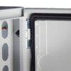 Armadio Rack 19'' a muro 13U grigio IP65 porta cieca prof. 200mm - immagine 2