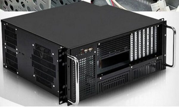 Chassis Industriale Rack 19''/Desktop 4U Ultra Compatto Nero - immagine 10
