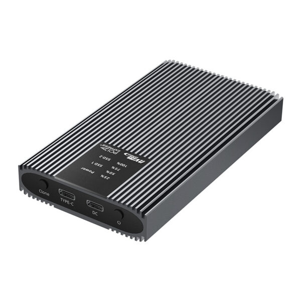 Box Esterno Duplicatore Clone Offline USB3.2 Gen 2x2 USB-C™ M.2 PCIe NVME 20 Gbps - immagine 8
