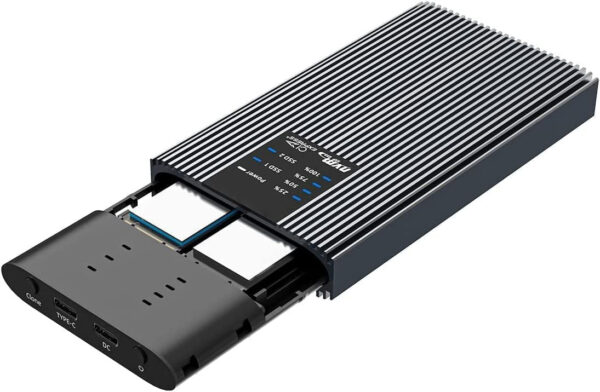 Box Esterno Duplicatore Clone Offline USB3.2 Gen 2x2 USB-C™ M.2 PCIe NVME 20 Gbps