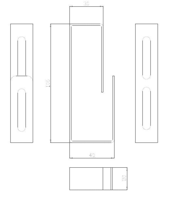 Passacavi per Armadi Rack Grigio - immagine 2