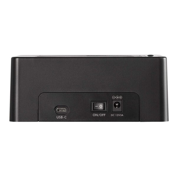 Docking Station USB3.1 Gen2 Doppio Slot HDD/SSD SATA da 2.5''/3.5'' Nero - immagine 5