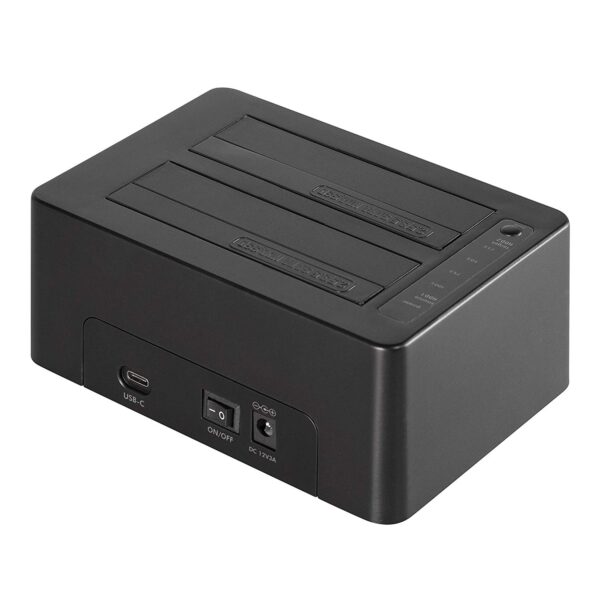Docking Station USB3.1 Gen2 Doppio Slot HDD/SSD SATA da 2.5''/3.5'' Nero - immagine 7